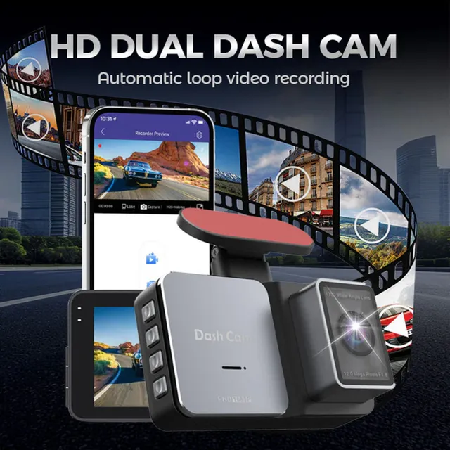 HD Front & Rear Lens Dash Cam