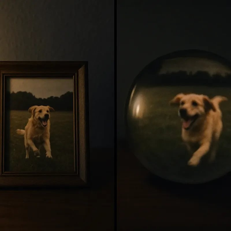 The Magic Crystal Ball — Hold the Breathing Memories in Your Hand.